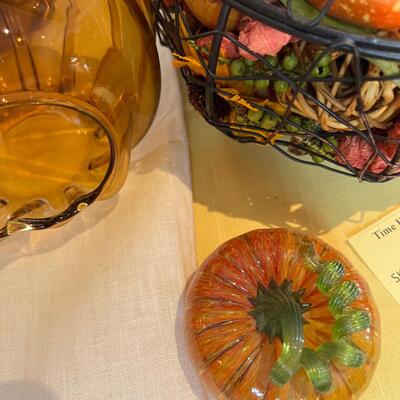 Glass Pumpkin Collection lot #1