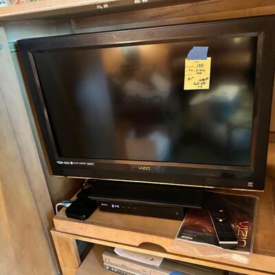 31" Vizio smart  Full HD TV working and  Zenith DVD  VHS