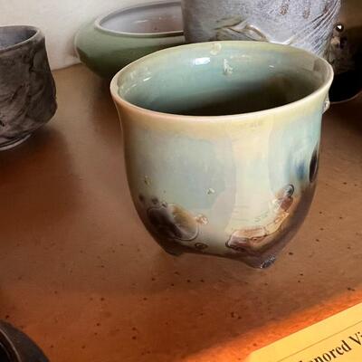 12 smaller vases and ceramic bowls