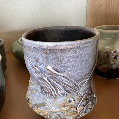 12 smaller vases and ceramic bowls