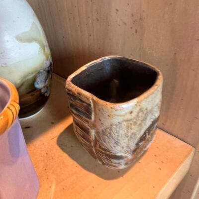 12 smaller vases and ceramic bowls