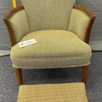 Nice MCM Chair with Footstool