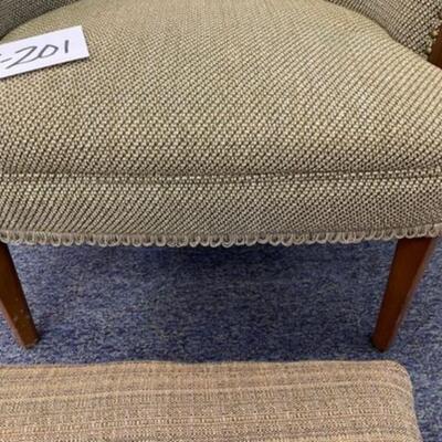 Nice MCM Chair with Footstool