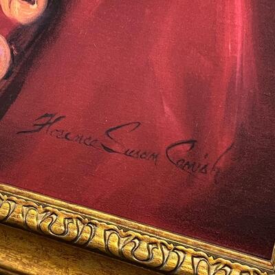 FLORENCE SUSAN COMISH ~ St. Nick Signed Framed Print