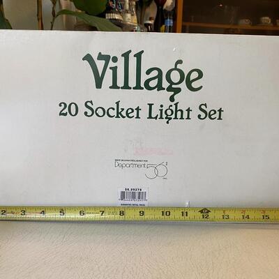 Department 56 ~ Village ~ 20 Socket Light Set