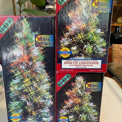 LEMAX ~ Fibre Optics  Christmas Trees