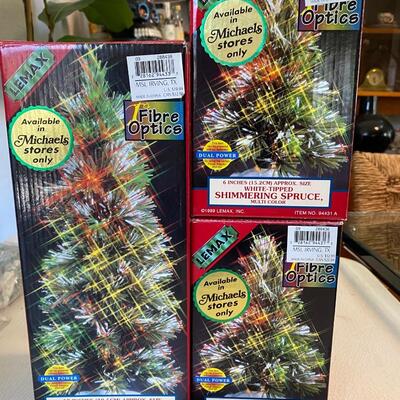 LEMAX ~ Fibre Optics  Christmas Trees