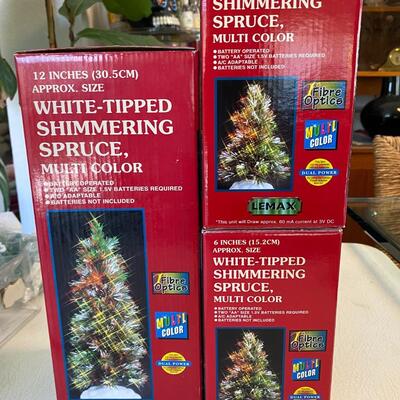 LEMAX ~ Fibre Optics  Christmas Trees