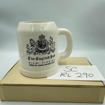 1960â€™s English pub stein
