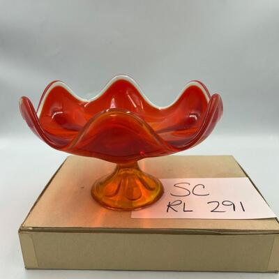 6 petal low compote persimmon