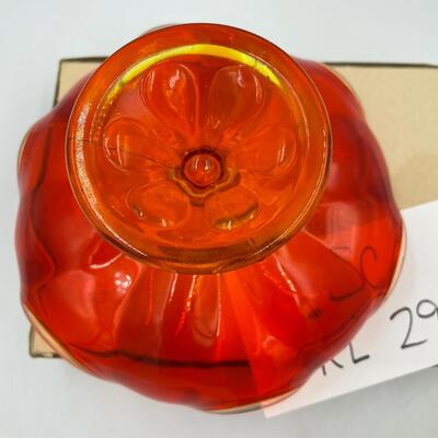 6 petal low compote persimmon