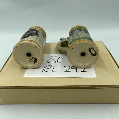 Vintage German Beer stein salt& pepper