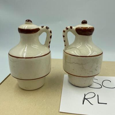 Vintage pitcher salt & pepper shakers