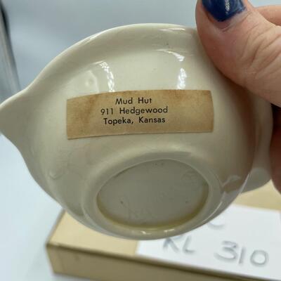 Shanty miniature bowl and pitcher