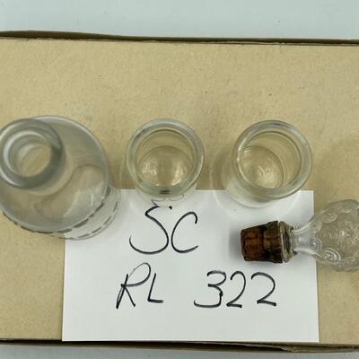 Small glass assortment