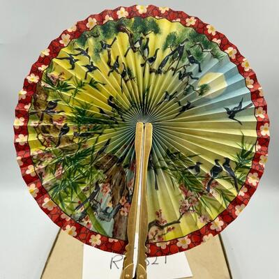 Foldaway fan-â€œKeep cool and be gayâ€