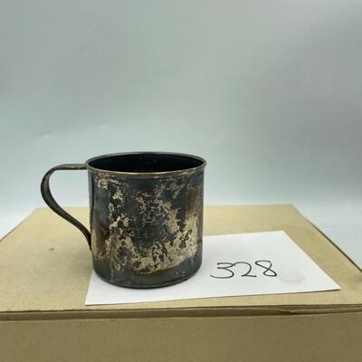 Wm Rogers & Sons silver plated 1942 baby cup