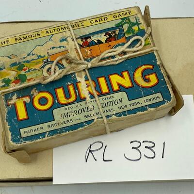 1926 Parker Brothers Touring Auto Card Game