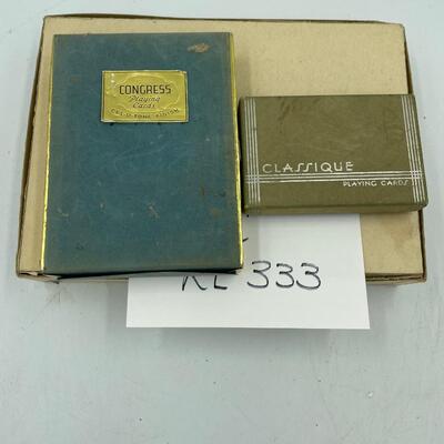 Vintage playing cards