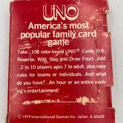 1997 uno and 1982 skip-Bo