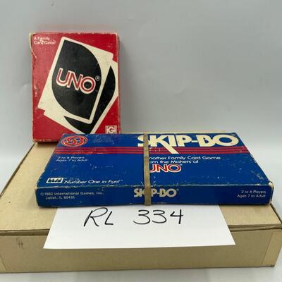 1997 uno and 1982 skip-Bo