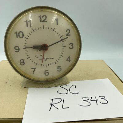 Ingraham winding alarm clock