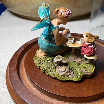 Wee Forest Fairy folk  â€œJust a wee drop. â€œ 2.5 x 2.25