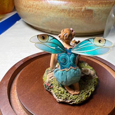 Wee Forest Fairy folk  â€œJust a wee drop. â€œ 2.5 x 2.25