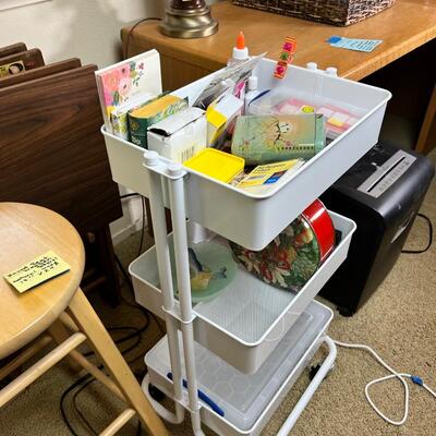 Office supplies table lamp stool