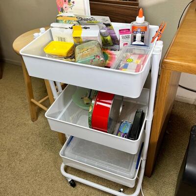 Office supplies table lamp stool