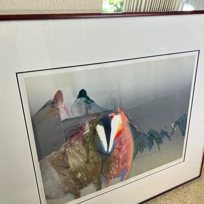 Large horse print beautifully framed and matted