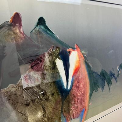 Large horse print beautifully framed and matted