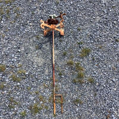 5252 Metal Bird with Bird Nest Garden Weathervane