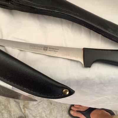 5260 Set of Three Knives 2-Fishing 1- Buck