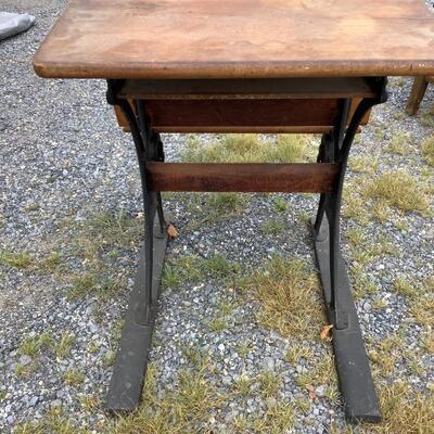 5265 Vintage Sears & Roebuck & Co School House Desk