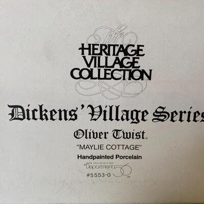 Department 56 ~ Oliver Twist ~ Maylie Cottage