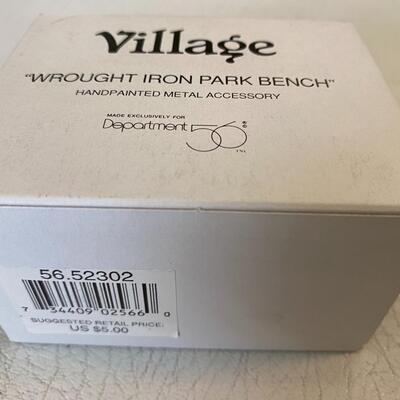 Department 56- Village - Wrought Iron Bench