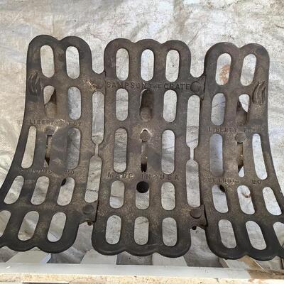 5283 Black Iron "Sampson The Grate" for Fireplace
