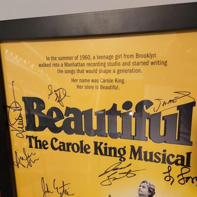 Beautiful The Carole King Musical Signed Poster