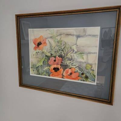 Watercolor by R. Shortell  '84 Flowers