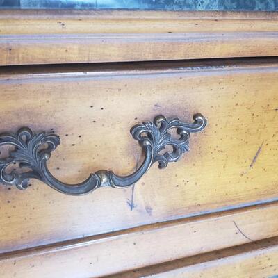 Marble topped dresser