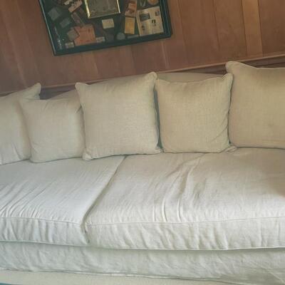 Restoration Hardware sofa 110"