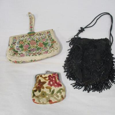 Set of 3 Vintage Fashion Handbags