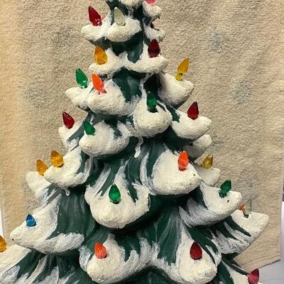 Vintage ceramic Christmas tree
