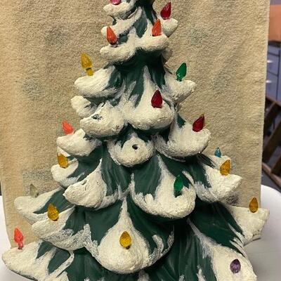 Vintage ceramic Christmas tree