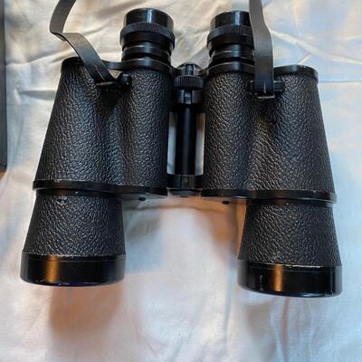 Vintage binolux binoculars with case