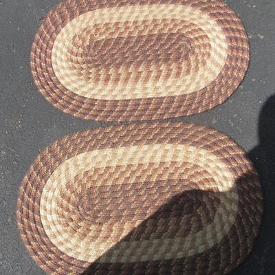 2 Oval Rugs
