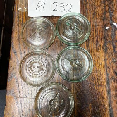 5 glass lids