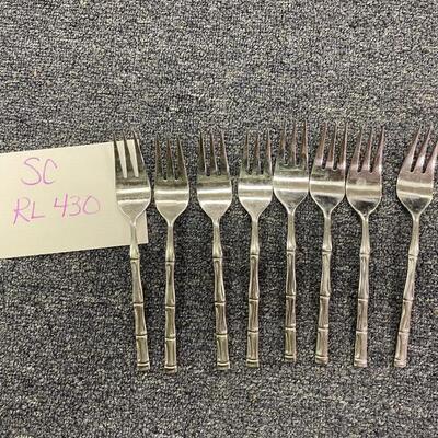 Bamboo pattern forks