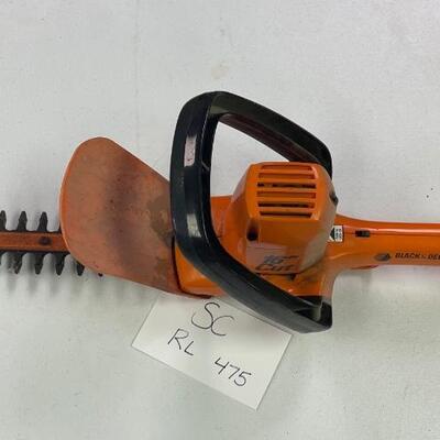 16â€ electric Black & Decker hedge trimmer